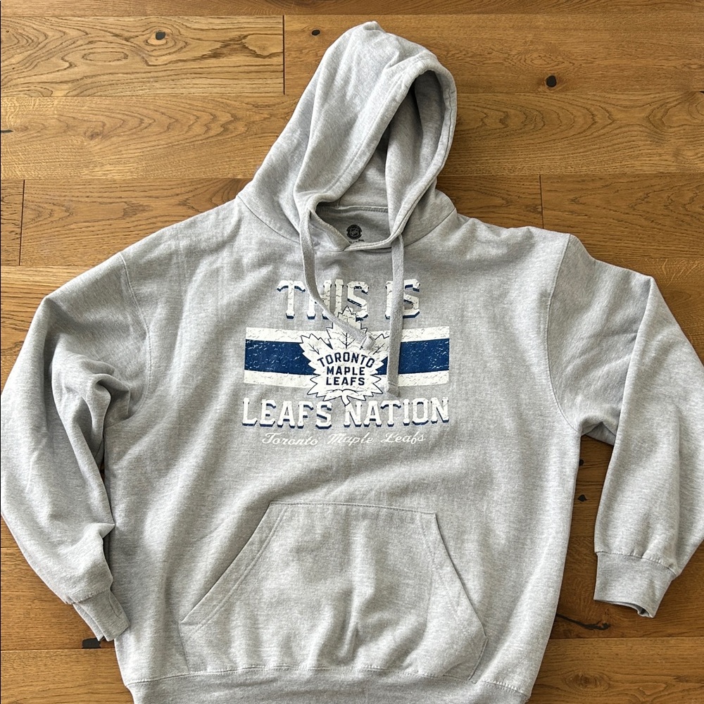 Toronto Maple Leafs light Gray Hoodie XL unisex - Picture 3 of 7